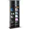 VEVOR Media Storage Cabinet 8 Layers Adjustable DVD Shelves 464 CDs Espresso - Image 9