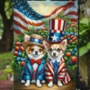 All American Chihuahua Garden Flag - Image 3