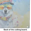 Alaskan Klee Kai Hippie Dawg Glass Cutting Board - Image 5