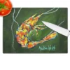 Green Waters Shrimp Glass Cutting Board - Image 4