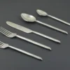 Flatware set of 20 Pieces Silver Design Unique Handle Stainless Steel - Image 3