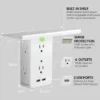 Executive Shelf Multi Charge Wall Outlet - Image 2