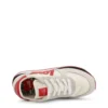 White Red Suede Sneakers - Image 3