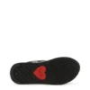 Rhinestone Heart Sneakers - Black - Image 4