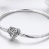 Sterling Silver Tree of Life Heart Bracelet - Image 4