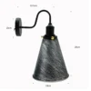 Industrial Wall Sconce Retro Wall Light Cone Lamp Shade E26 Socket Home Farmhouse~1166 - Image 8