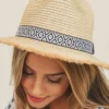 Aztec Band Straw Hat - Image 3