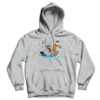 Calvin and Hobbes Dancing with Record Player Unisex Hoodie - Image 2