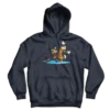 Calvin and Hobbes Dancing with Record Player Unisex Hoodie - Image 3