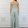 Trendy Solid Cami Wide Jumpsuit - Image 2