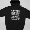 Coffee Curves & Cuss Words Hoodie - Image 4