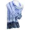 Eternity Indigo Cotton Scarf - Image 2